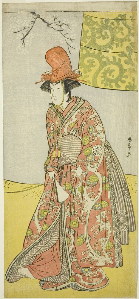 Actor Segawa Kikunojô III as a Shirabyôshi Dancer in “The Maiden at Dôjô Temple” (“Musume Dôjô-ji”) by Katsukawa Shunsho