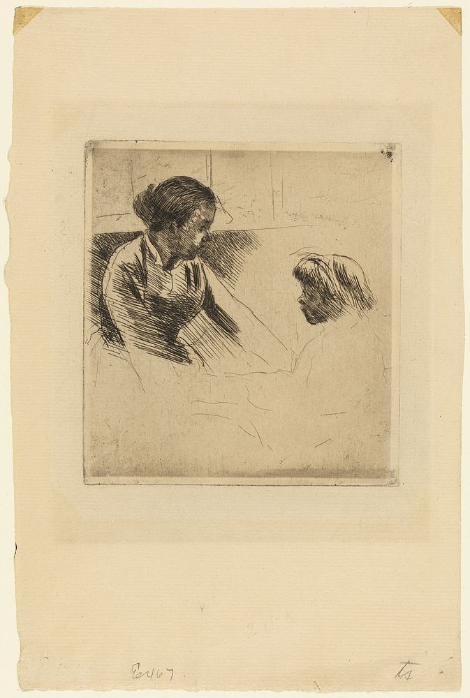 Susan and Child Facing each Other by Mary Cassatt