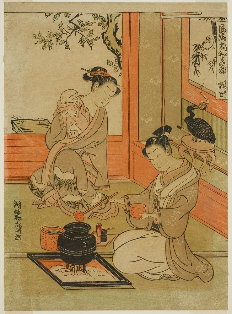 Kakkyo (Chinese: Guo Ju), from the series "Fashionable Japanese Versions of the Twenty-four Paragons of Filial Piety (Furyu…