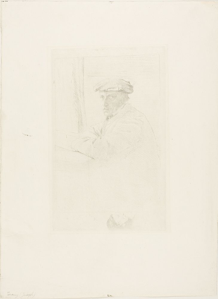 The Engraver Joseph Tourny by Hilaire Germain Edgar Degas