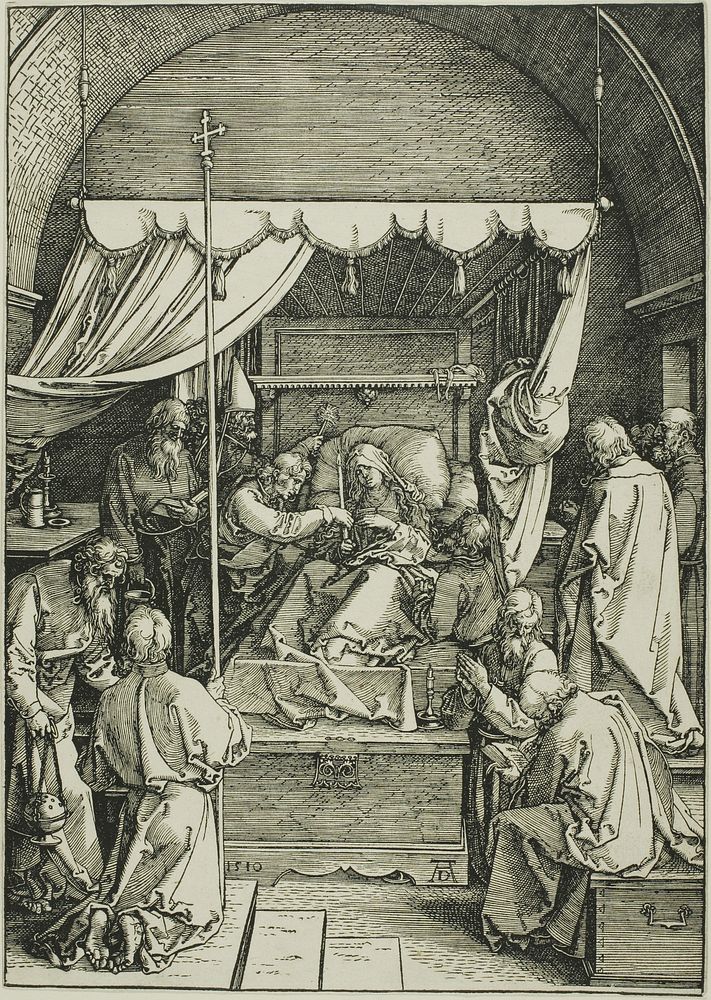 The Death of the Virgin, from The Life of the Virgin by Albrecht Dürer