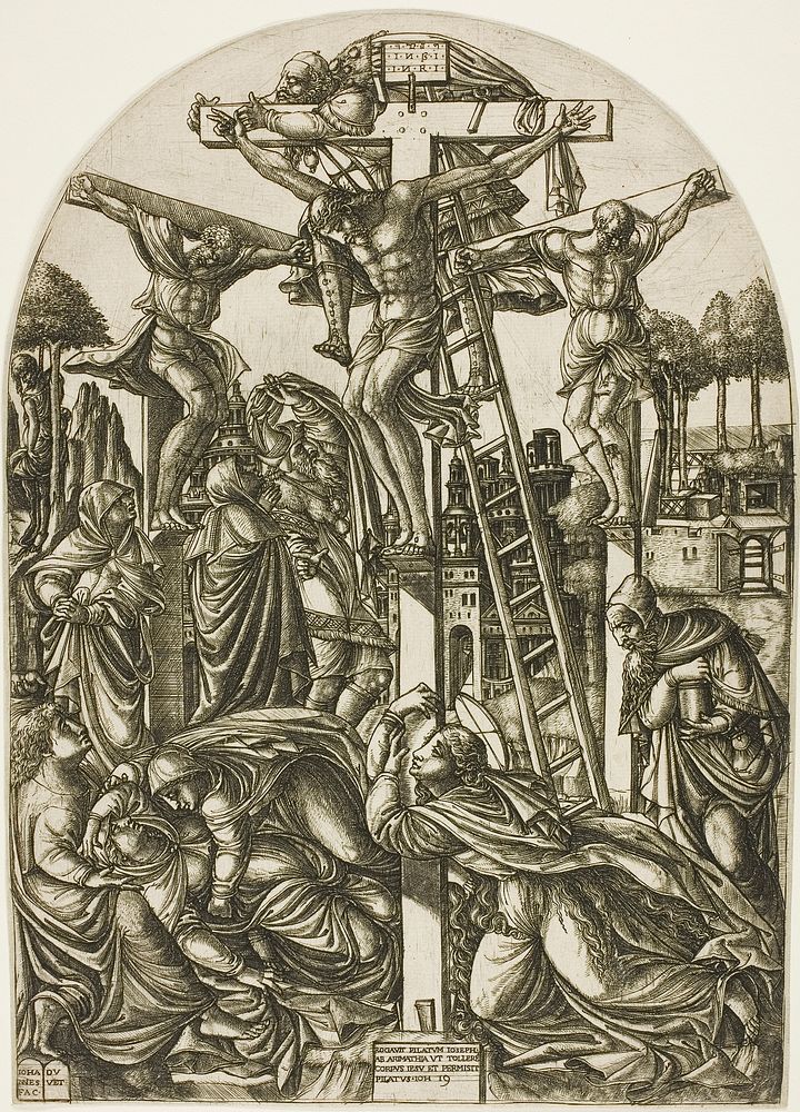 The Crucifixion by Jean Duvet