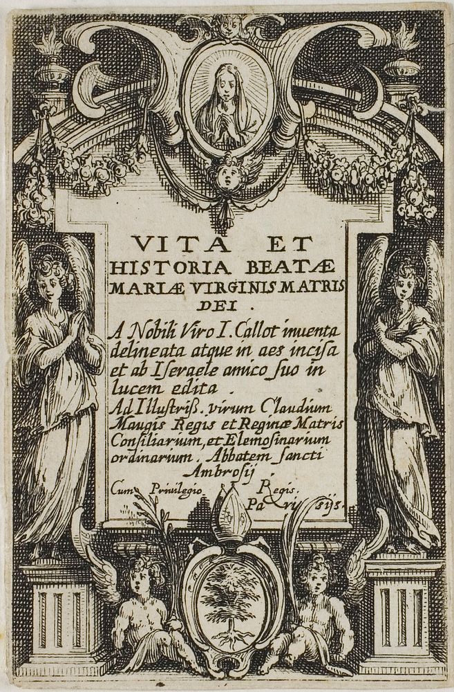Frontispiece, from The Life of the Virgin by Jacques Callot
