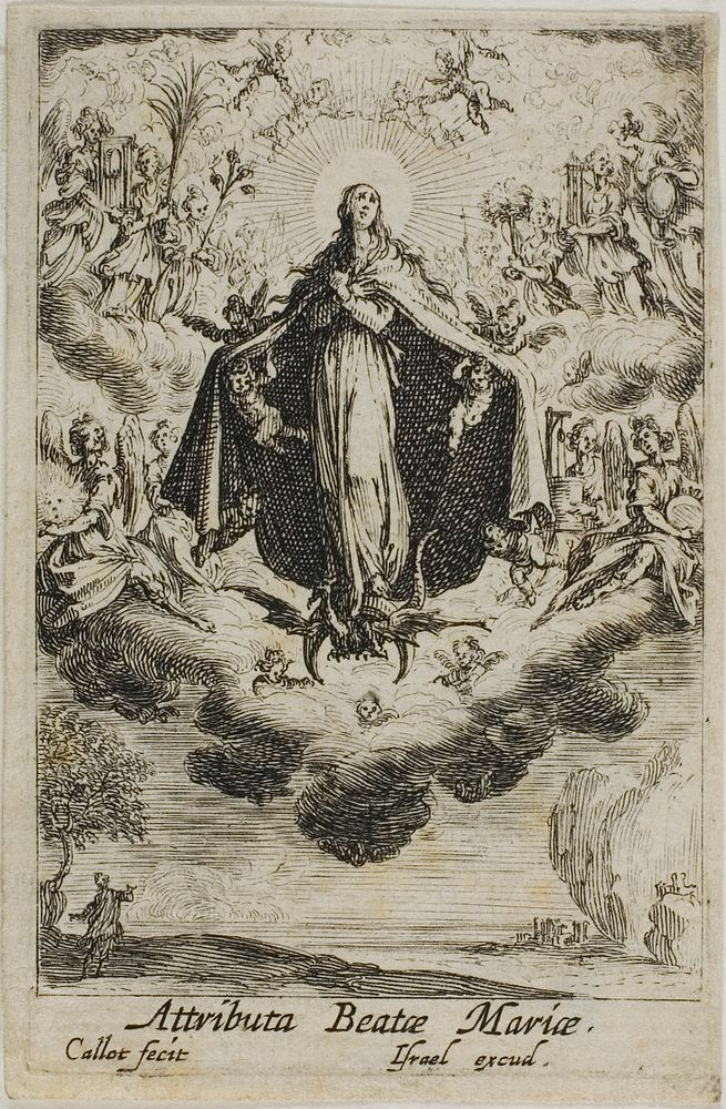 The Glorification of the Virgin, from The Life of the Virgin by Jacques Callot