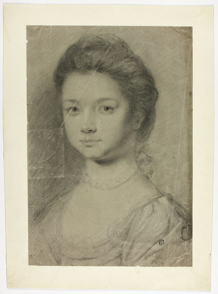 Portrait Bust of Young Woman by Unknown artist