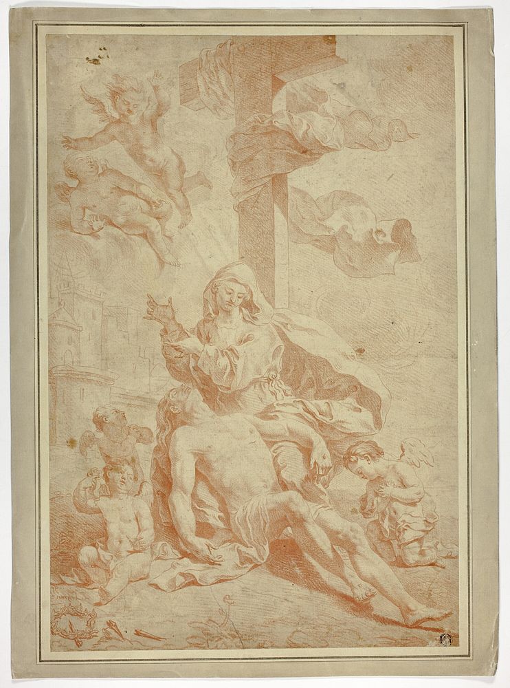 Pietá by Louis Jean François Lagrenée, I