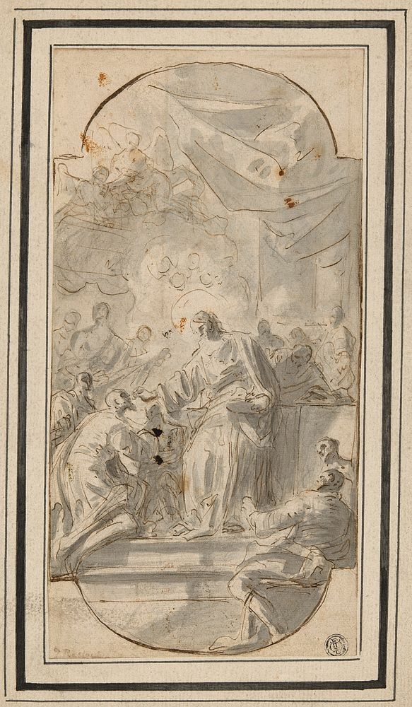 Christ Giving Communion (The Institution of the Eucharist) by Domenico Mondo