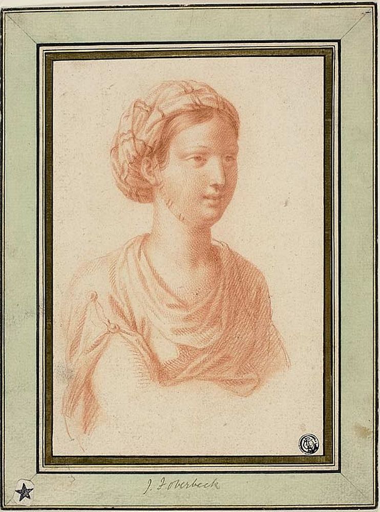 Bust of Woman with Turban by François Le Moyne