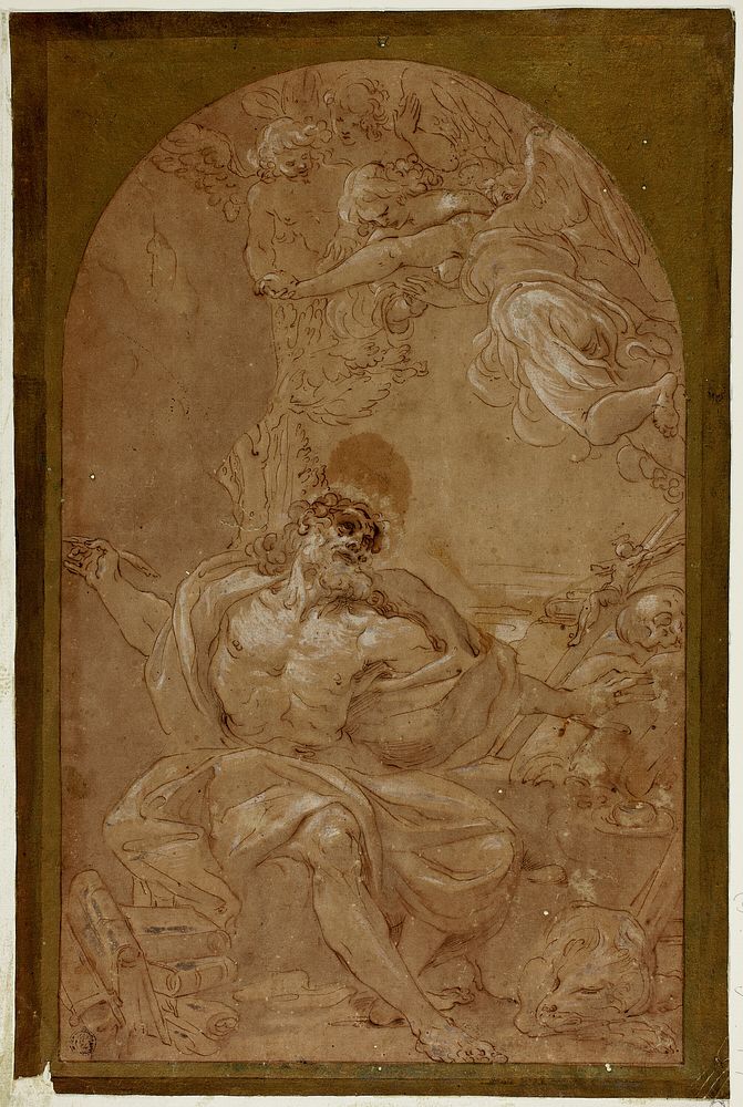 Study for Saint Jerome by Lodovico Carracci