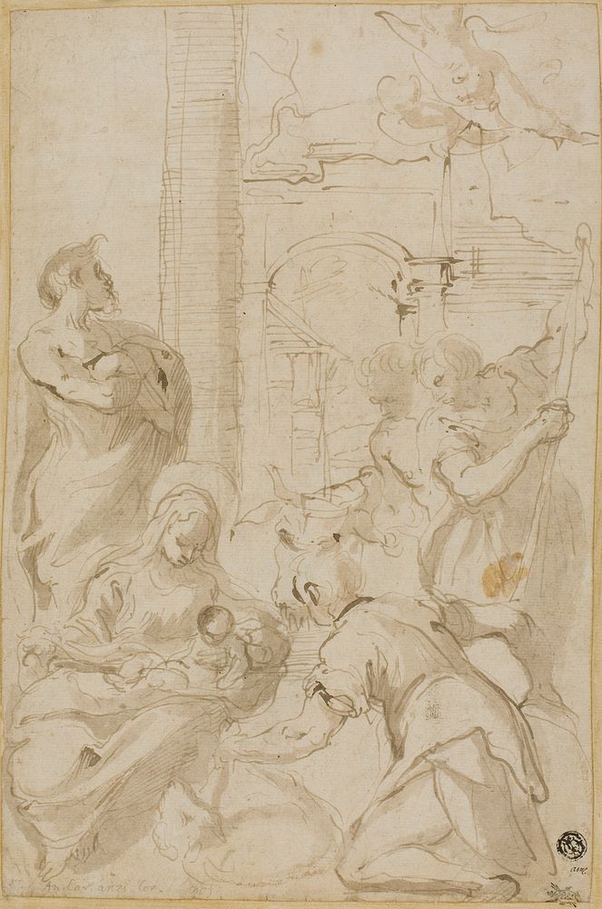 Adoration of the Shepherds by Carlo Bononi