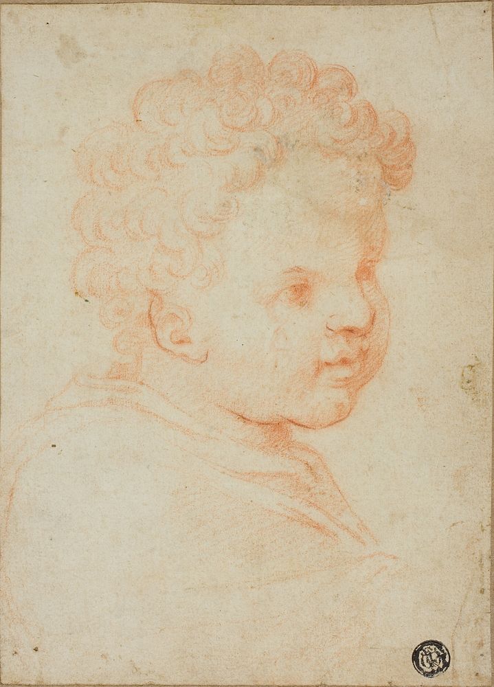 Head of a Child by Unknown Cremonese