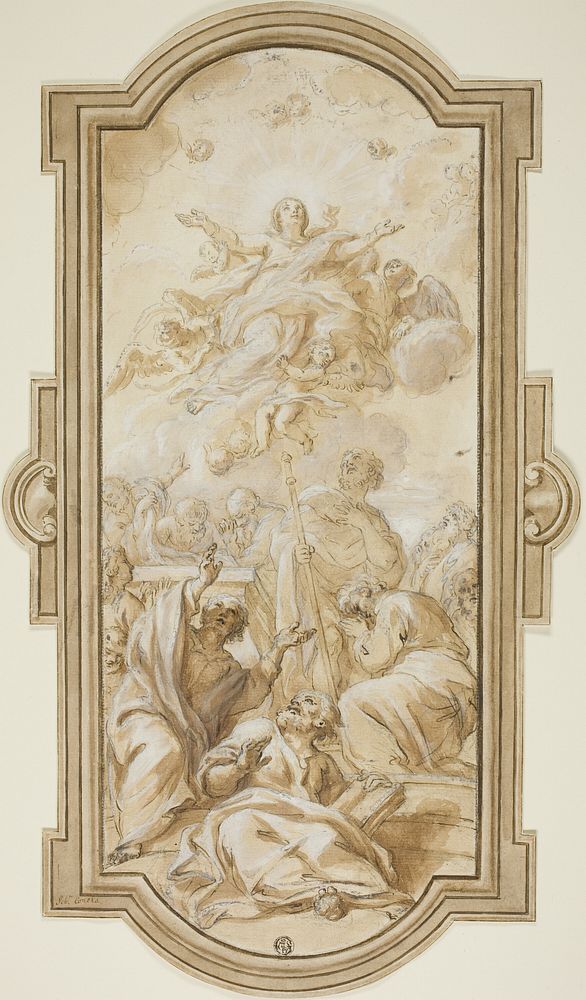 Assumption of the Virgin by Giacinto Calandrucci