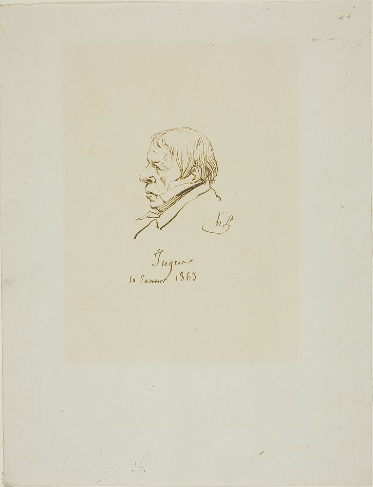 Jean Auguste Dominique Ingres by Henri Lehmann
