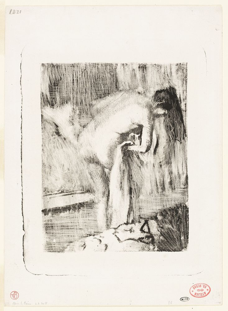 After the Bath II by Hilaire Germain Edgar Degas