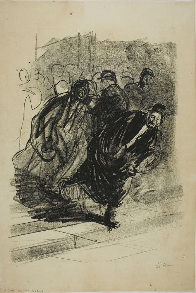 The Lawyer Pursued by Jean Louis Forain