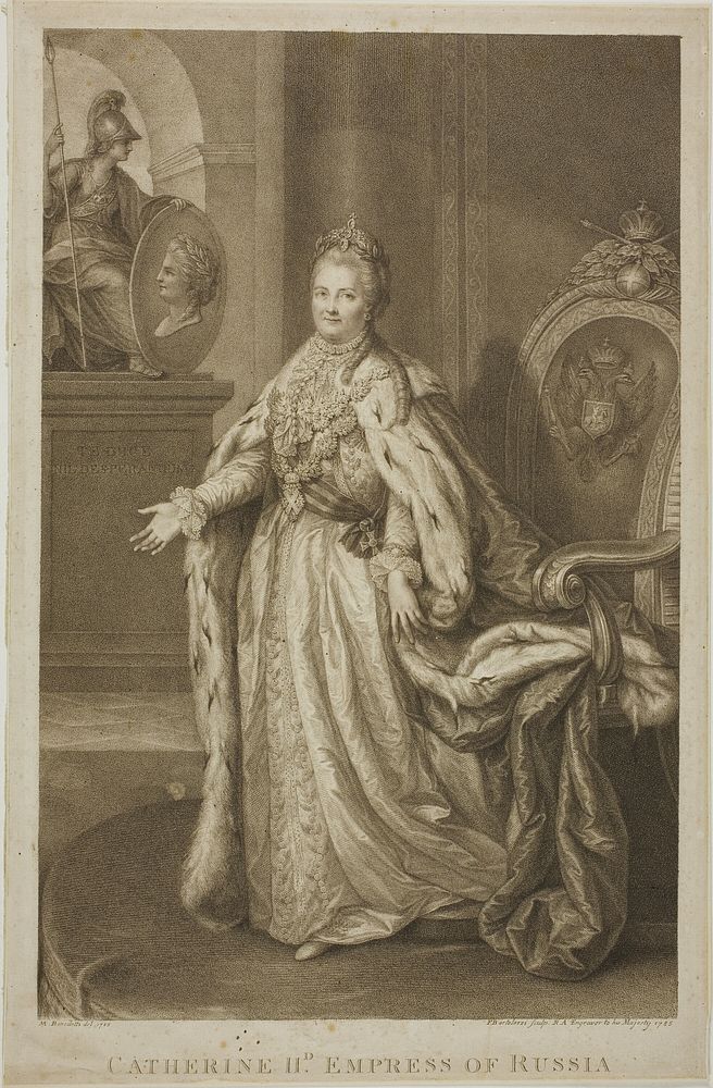 Catherine II, Empress of Russia by Francesco Bartolozzi