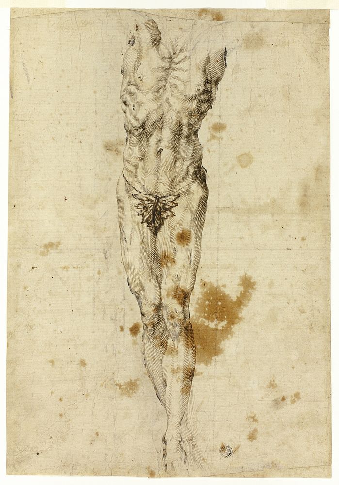 Crucified Christ or Marsyas by Follower of Michelangelo Buonarroti