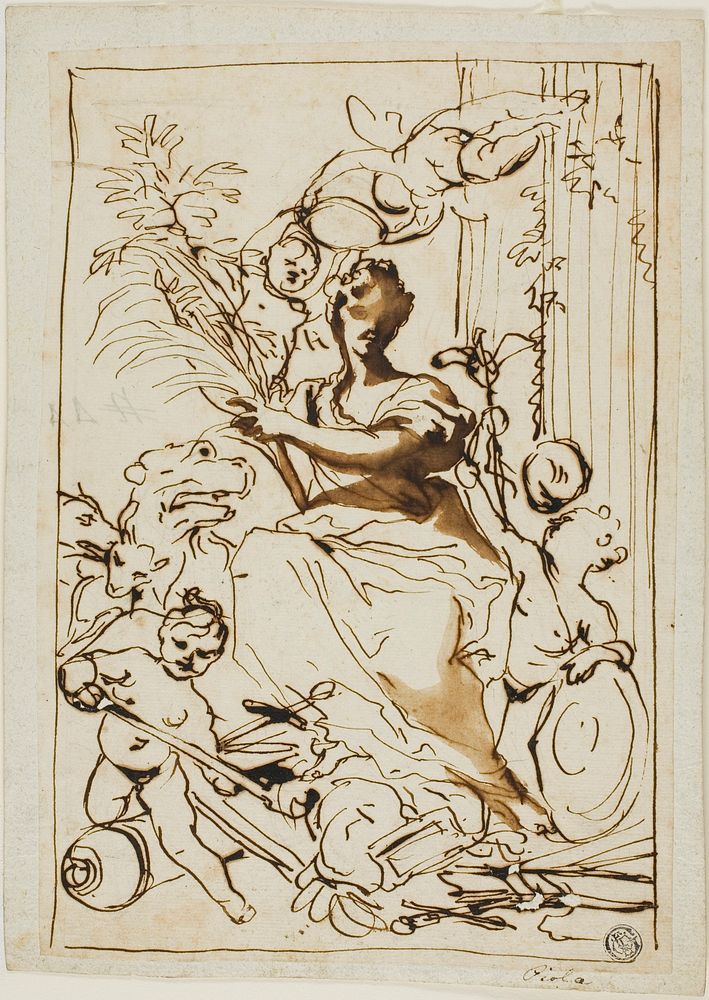 Allegory of Victory by Domenico Piola