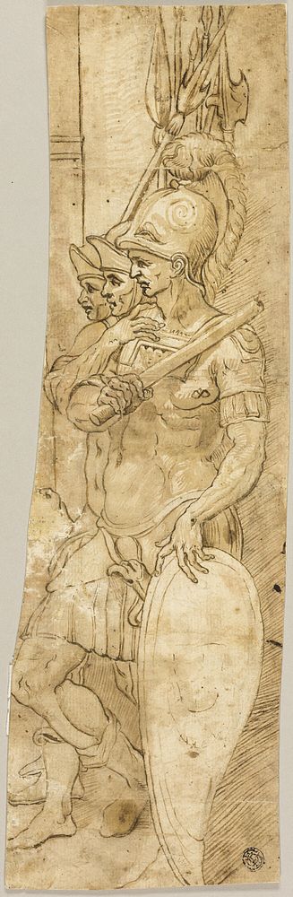 Three Roman Soldiers by Giovanni da Bologna