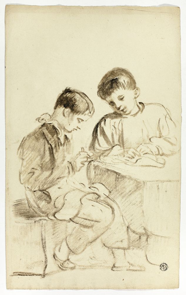 Two School Boys by Thomas Jones Barker