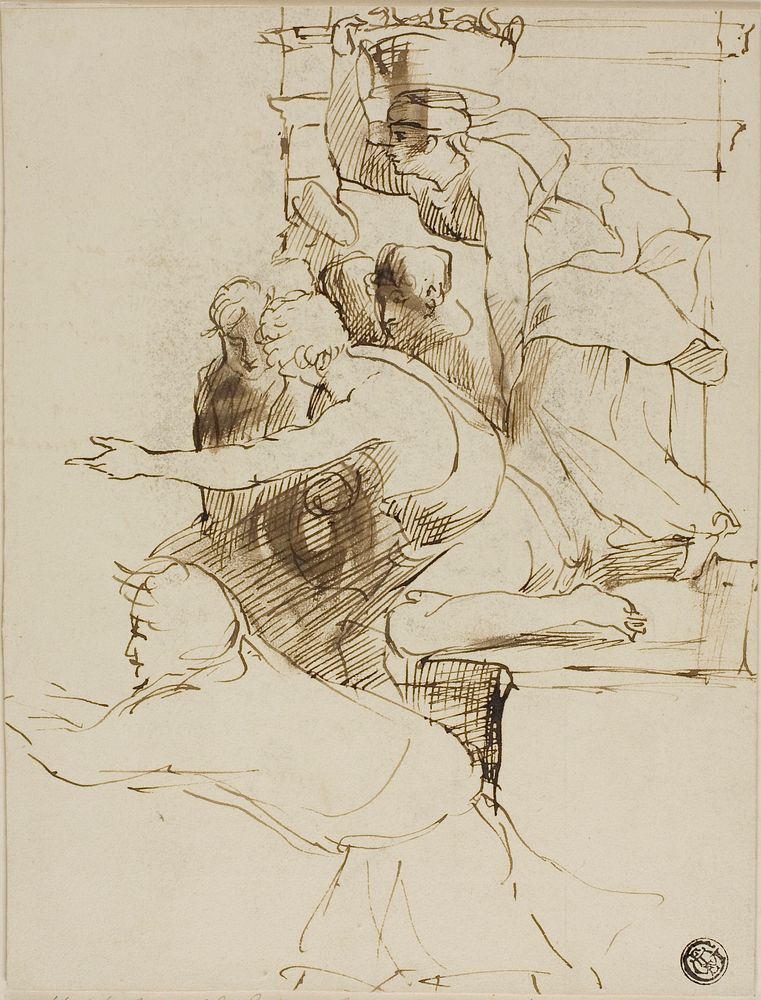 Sketch from the Escurial by David Wilkie