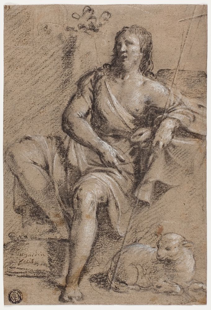 Saint John the Baptist or Christ the Good Shepherd by Guy François