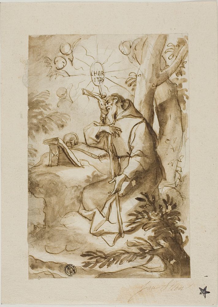 Saint Jerome by Domenico Piola