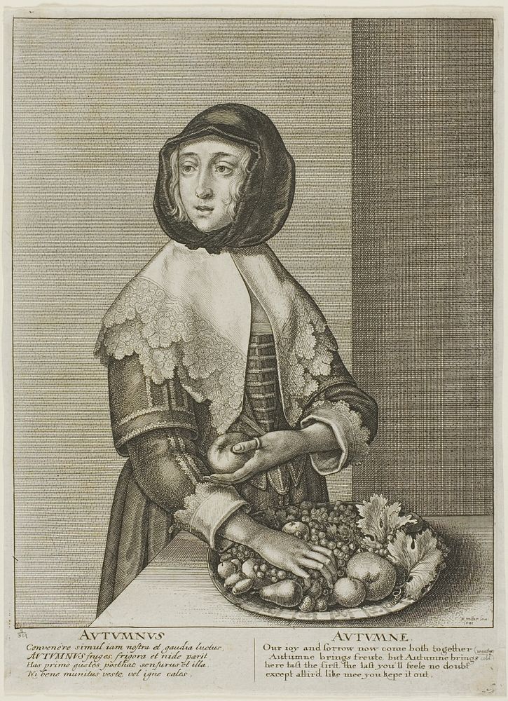 Autumn, from The Four Seasons by Wenceslaus Hollar