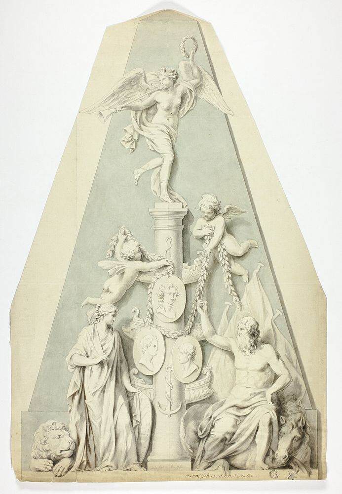Design for a Monument to Sailors by John Bacon, the younger