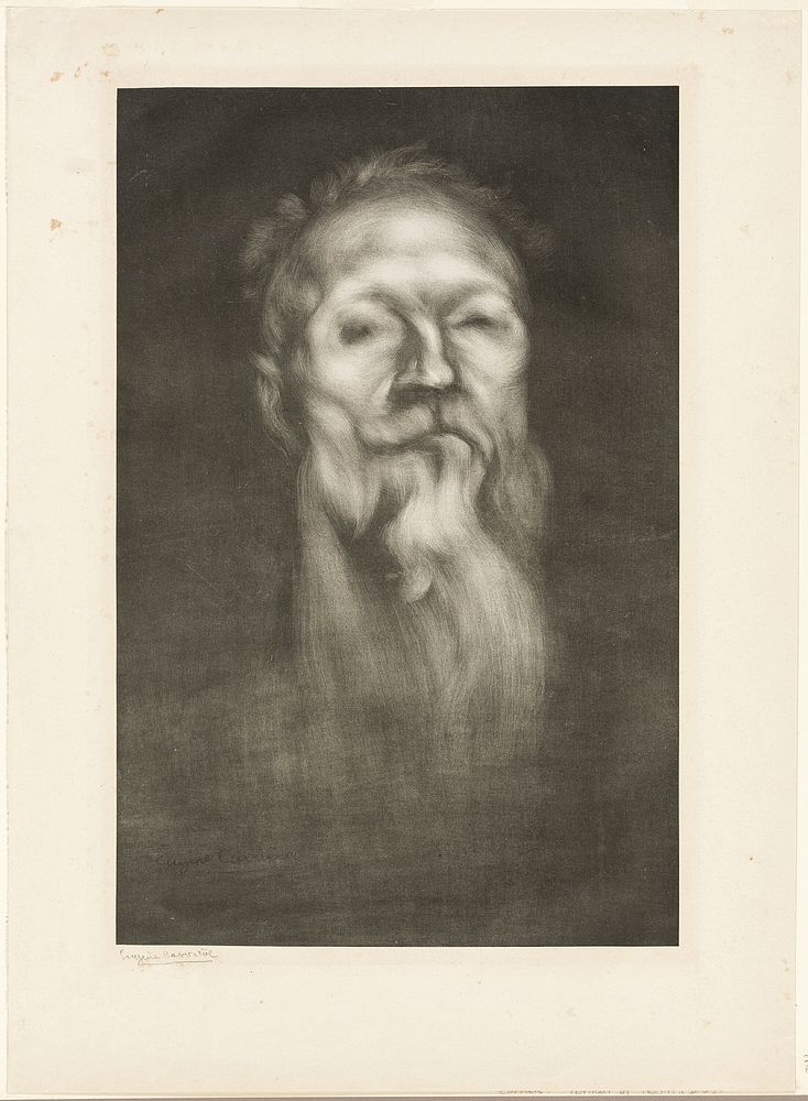 Portrait of Auguste Rodin by Eugène Carrière