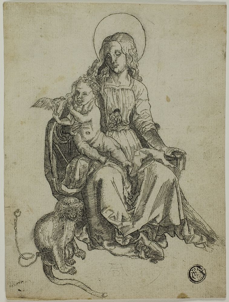 Madonna with the Monkey by Albrecht Dürer