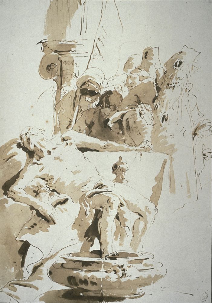 Fantasy on the Death of Seneca by Giambattista Tiepolo