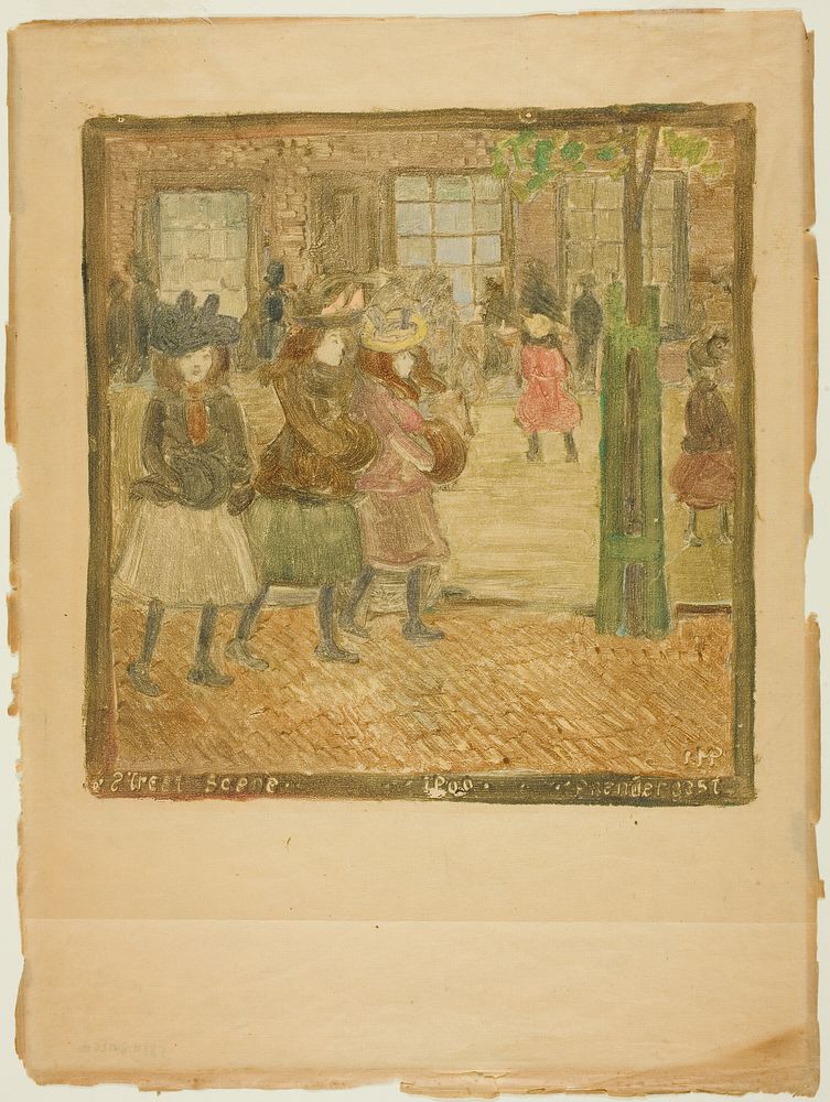 Street Scene by Maurice Brazil Prendergast