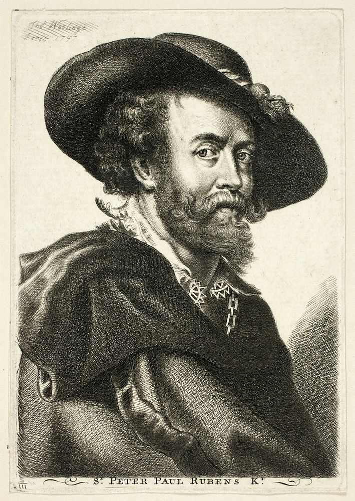 Sir Peter Paul Rubens by Thomas Worlidge