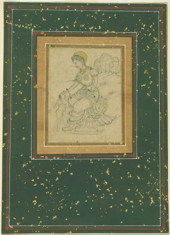Mother and Child by Mughal