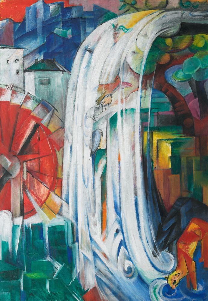 The Bewitched Mill by Franz Marc