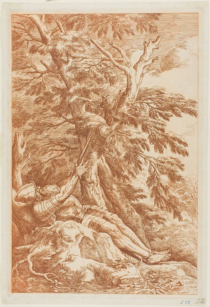 Saint William of Maleval by Salvator Rosa