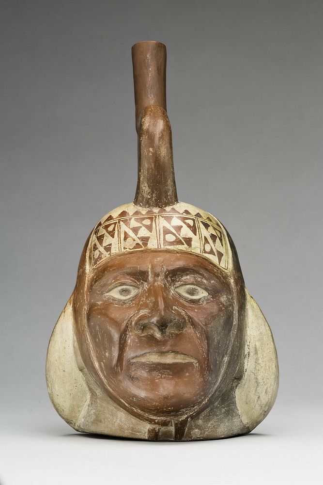 Portrait Vessel of a Ruler by Moche