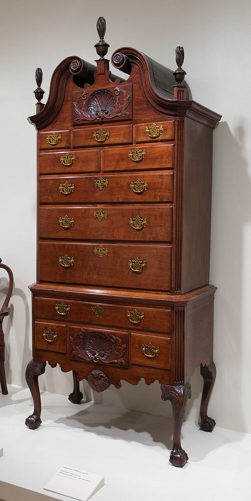 High Chest of Drawers by Artist unknown