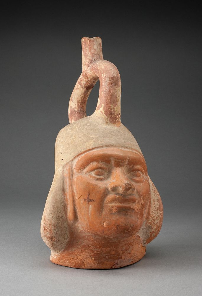 Portrait Vessel in the Form of a Ruler by Moche