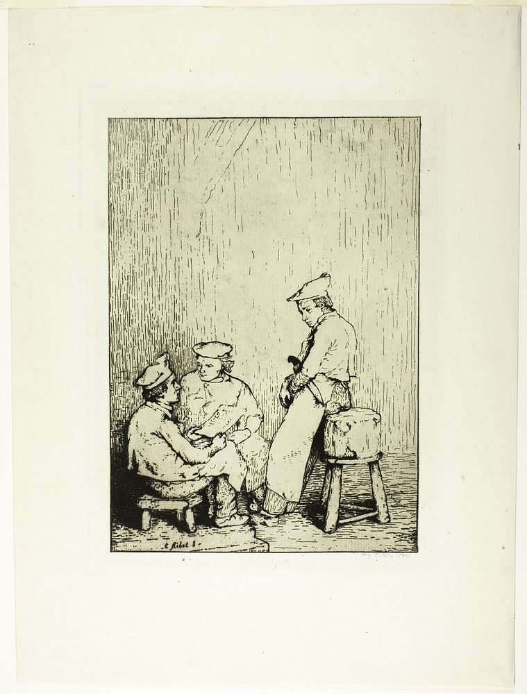 The Menu by Augustin Théodule Ribot