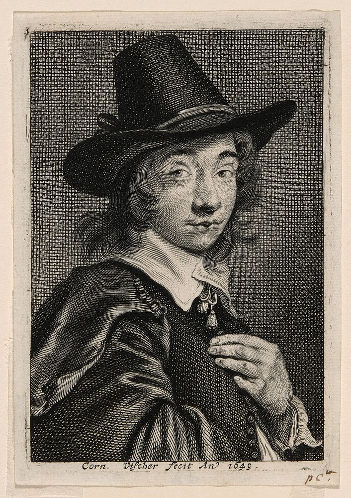 Self-Portrait by Cornelis Visscher