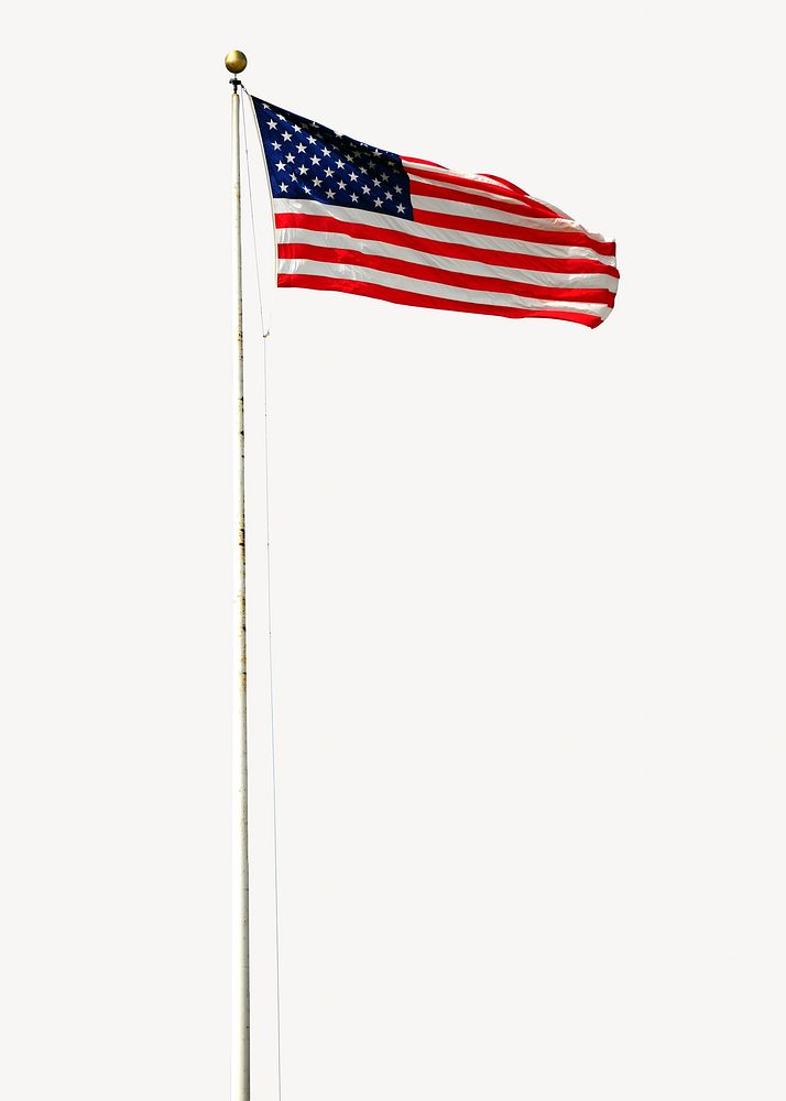 American flag  isolated design