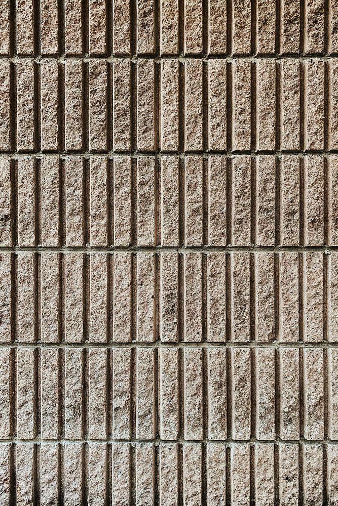 Rough Tall Stone Brick GridA unique texture photographed in central Tokyo, Japan.