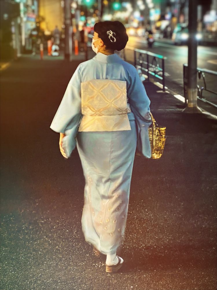 Kimono traditional Japanese culture costume.