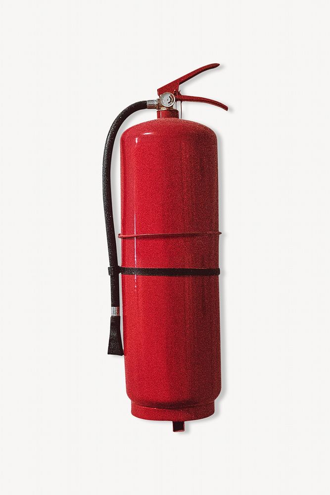 Fire extinguisher isolated image