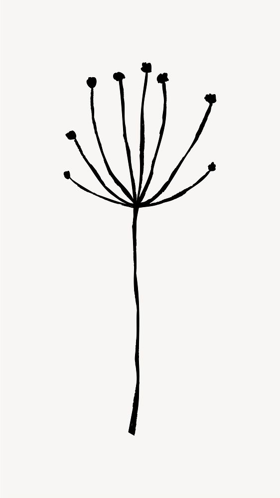 Abstract flower clip art vector