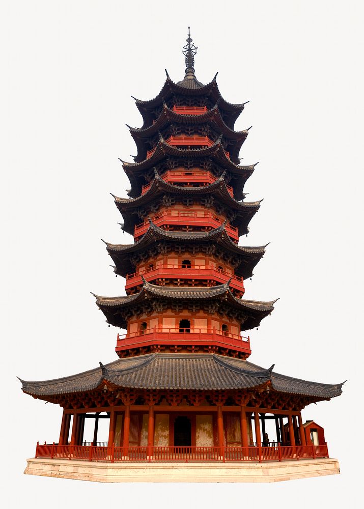 Ruiguang pagoda isolated image
