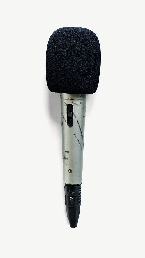 Microphone collage element psd