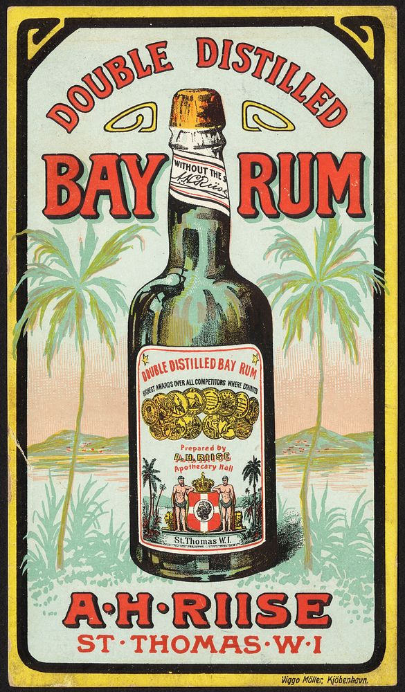             Double distilled bay rum          